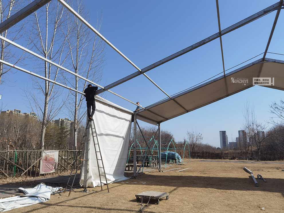 鄭州篷房出租公司搭建春季室外活動(dòng)篷房